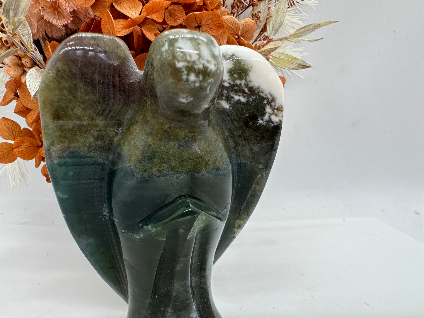 (4)Moss Agate Angel