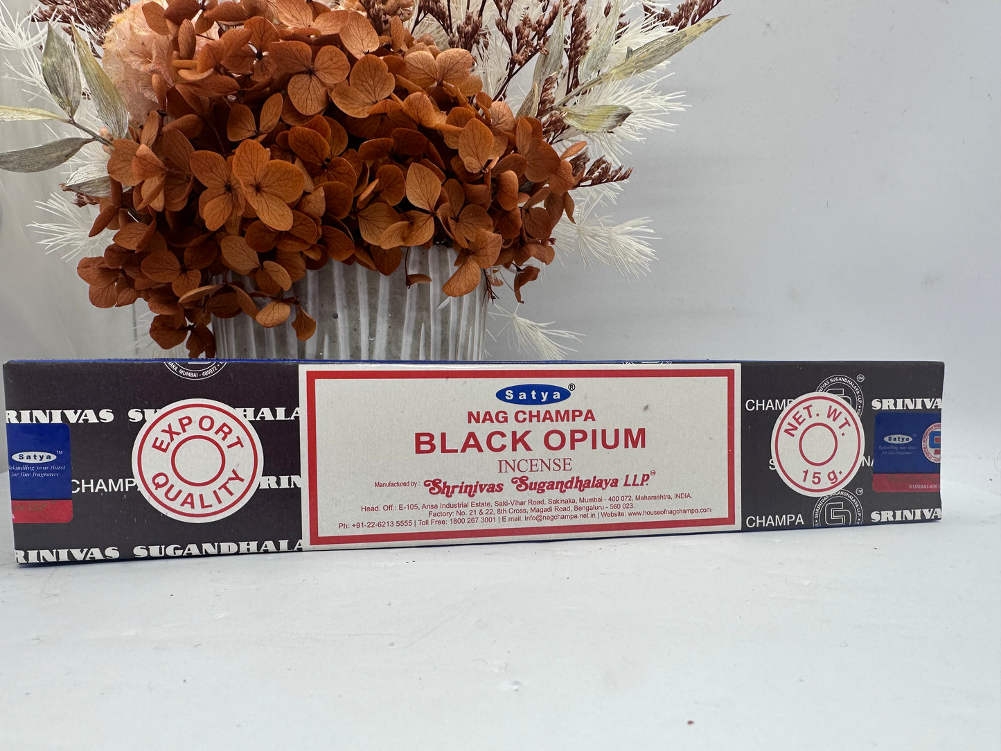 Black Opium Incense Sticks