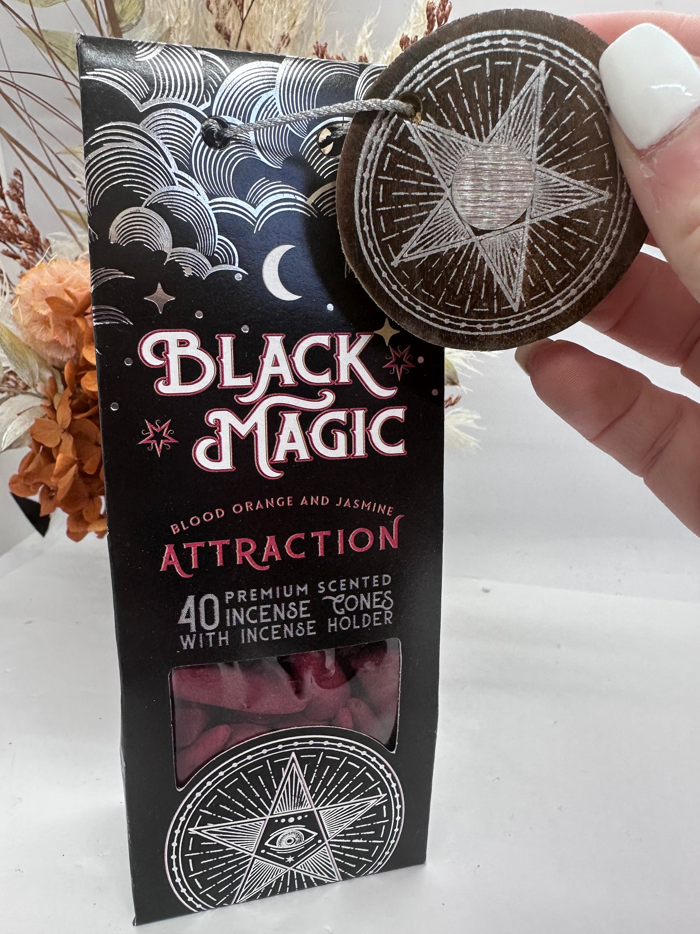 Attraction Incense Cones with Holder