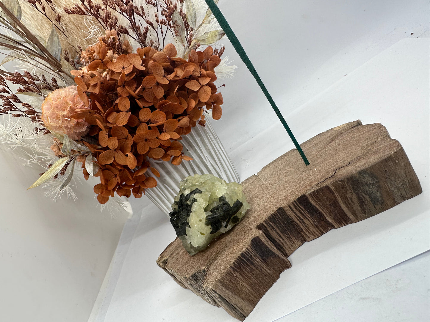 Prehnite Handmade Incense Holder