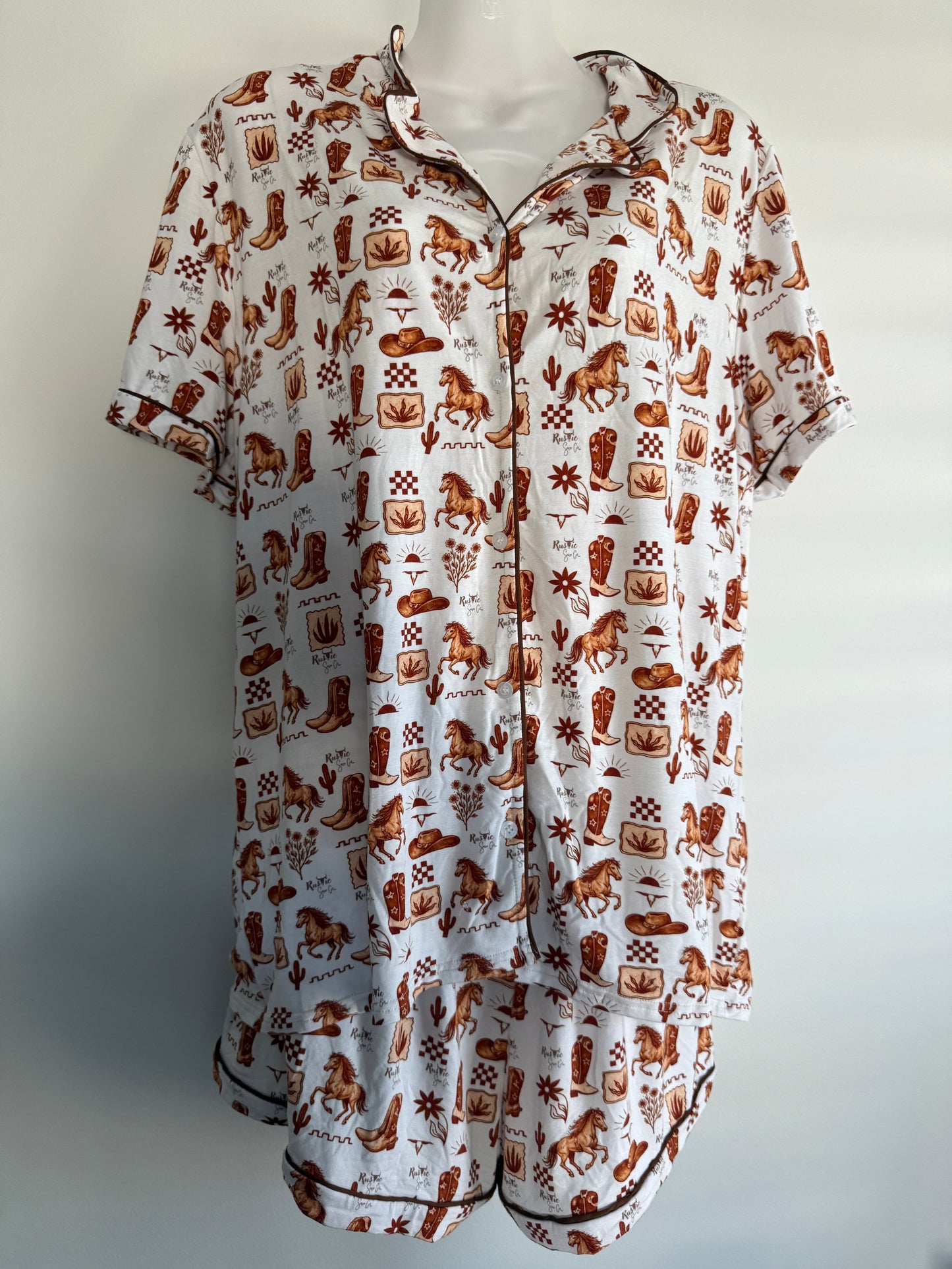 Rustic Ranch Bamboo Pyjamas