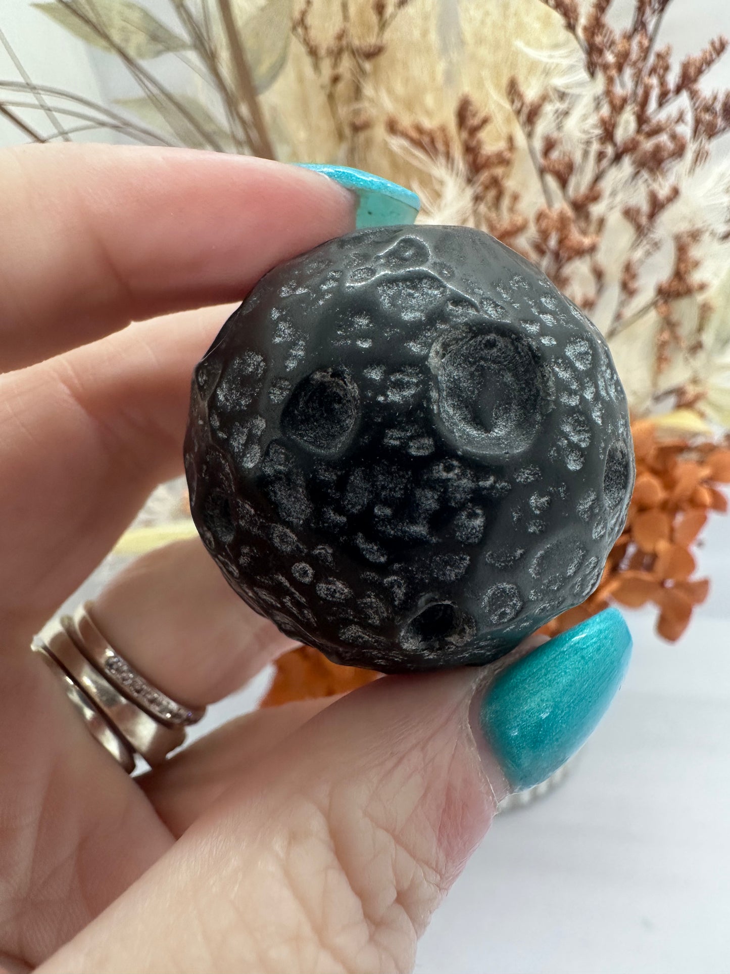 Blk Obsidian Moon Sphere