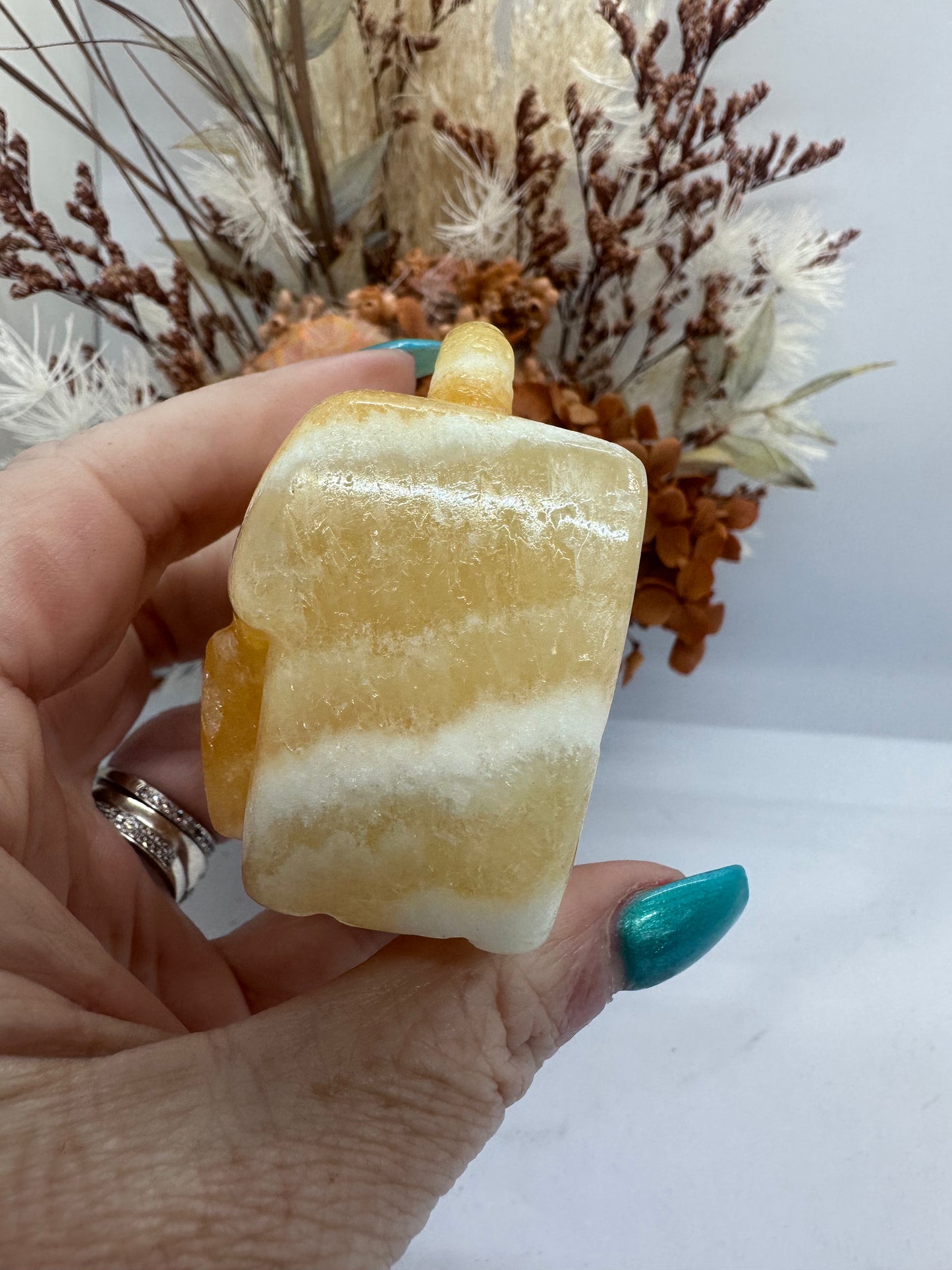 Orange Calcite Bag