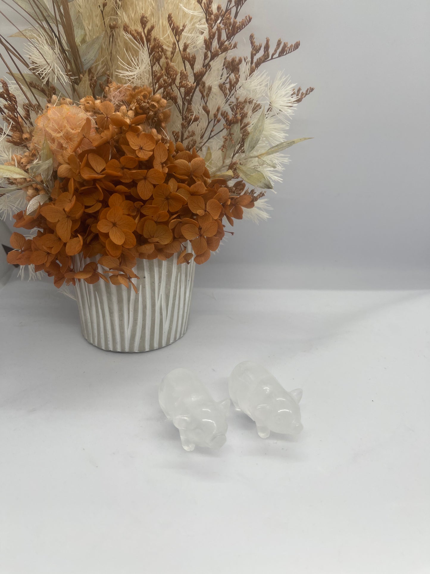 Clear Quartz Pig