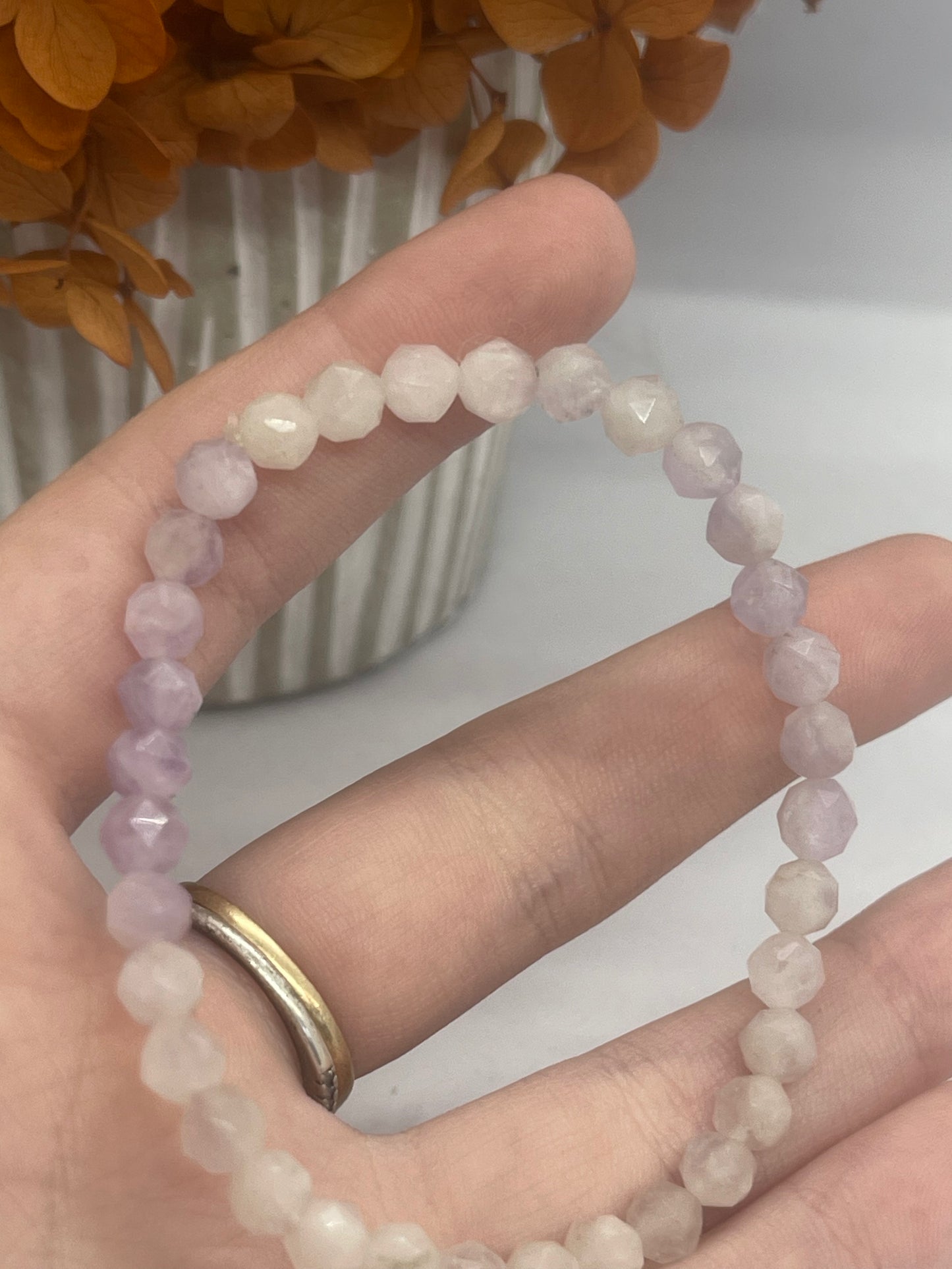 Kunzite Faceted Bracelet