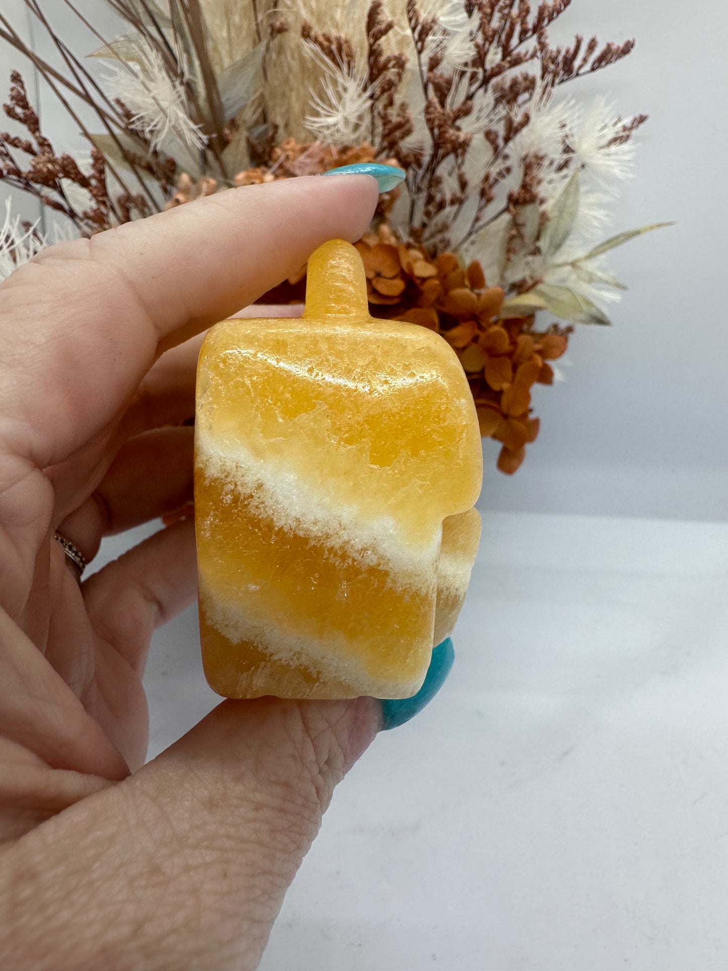 Orange Calcite Bag
